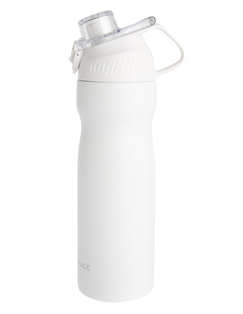 Termo de acero inoxidable con tapa flip top 600 ml 1
