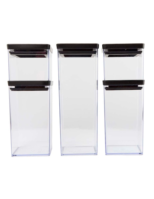 Set de contenedor para refrigerador plástico