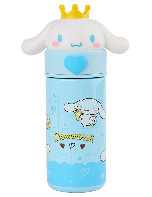 Termo de acero inoxidable Cinnamoroll con tapa rosca 350 ml 1