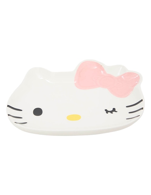 Plato Siglo XXI Hello Kitty de cerámica