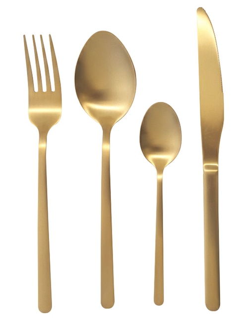 Set de cubiertos Enola G Mesa de acero inoxidable 4 piezas