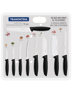 Set de cuchillos Tramontina plenus 9 piezas