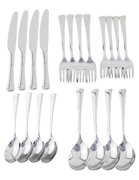 Set cubiertos de acero inoxidable 20 piezas