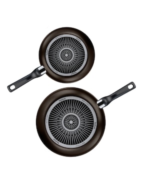 Set de sartenes T-Fal XL Force de aluminio 2 piezas