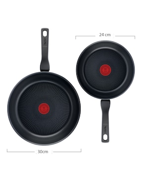 Set de sartenes T-Fal XL Force de aluminio 2 piezas