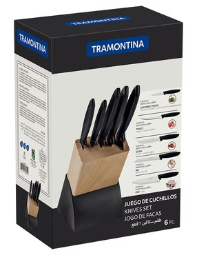 Set de cuchillos utilitario Tramontina 6 piezas