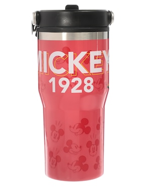 Termo Siglo XXI De Acero Inoxidable Mickey 1928 Con Tapa Rosca 650 Ml