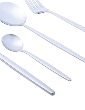Set cubiertos Vasconia de acero inoxidable 16 piezas