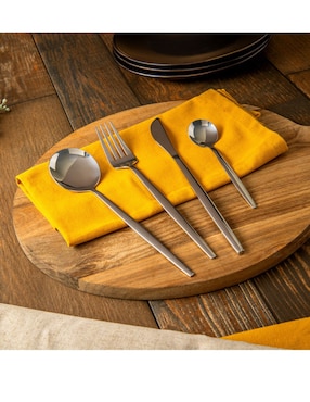 Set cubiertos Vasconia de acero inoxidable 16 piezas