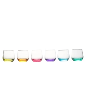 Set De Vasos Tequilero Vittori Gian De Vidrio Con 6 Piezas