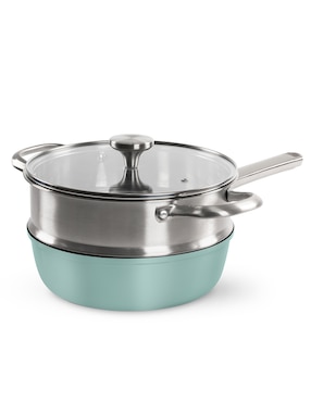 Batería de cocina Jade Cook ProSeries de aluminio anodizado antiadherente combinado 13 piezas