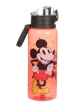 Botella De Agua Siglo XXI De Plástico Mickey Mouse Con Tapa Rosca 950 Ml