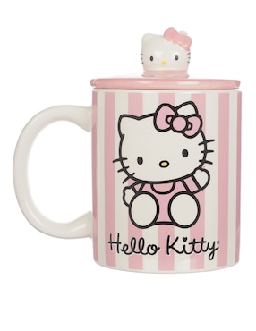 Taza Con Tapa Siglo XXI Hello Kitty