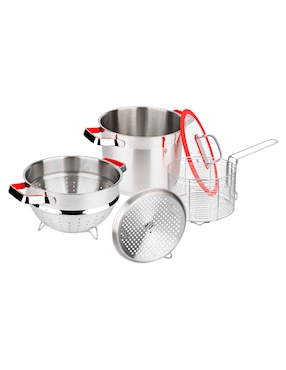 Batería de cocina Bogner de acero inoxidable 5 piezas