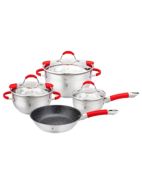 Batería de cocina Bogner de acero inoxidable 7 piezas