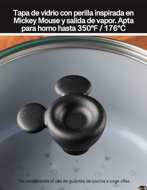 Olla con tapa Fraberware Mickey Mouse