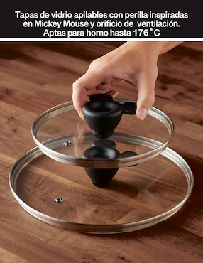 Batería de cocina Farberware de aluminio antiadherente cerámica 7 piezas