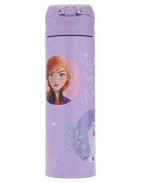 Termo Siglo XXI de acero inoxidable Frozen con tapa push pull 400 ml