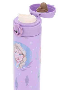 Termo Siglo XXI de acero inoxidable Frozen con tapa push pull 400 ml