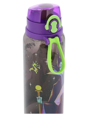Termo Siglo XXI de plástico Villanas con tapa push pull 920 ml