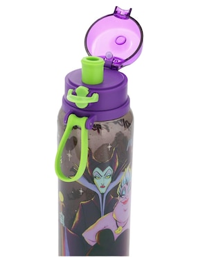 Termo Siglo XXI de plástico Villanas con tapa push pull 920 ml