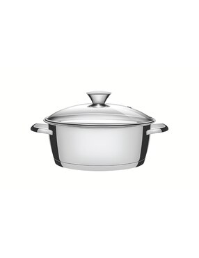 Batería de cocina Tramontina de acero inoxidable 7 piezas