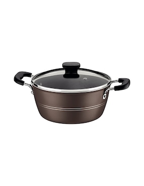 Batería de cocina Tramontina de aluminio antiadherente starflon excellent 7 piezas