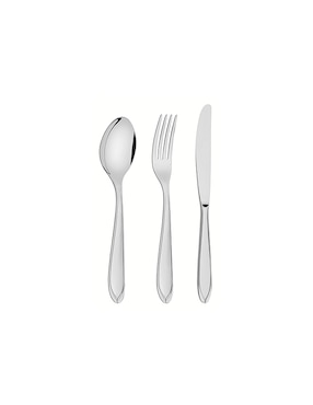 Set de cubiertos Tramontina Laguna de acero inoxidable 24 piezas