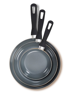 Set de sartenes Lamex de aluminio 3 piezas