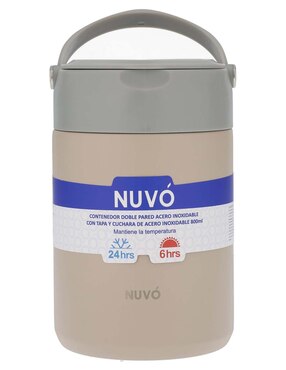 Cantimplora Siglo XXI de acero inoxidable con tapa rosca 800 ml