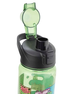 Botella de agua Siglo XXI de plástico Minecraft con tapa rosca 1 L