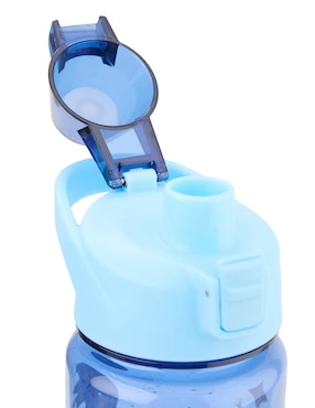 Botella de agua Siglo XXI Stitch con tapa push pull 1 L