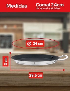Comal Cookit acero