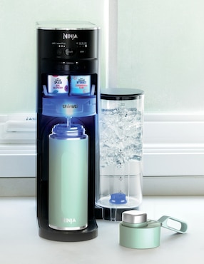 Termo Ninja de acero inoxidable con tapa flip top 709 ml