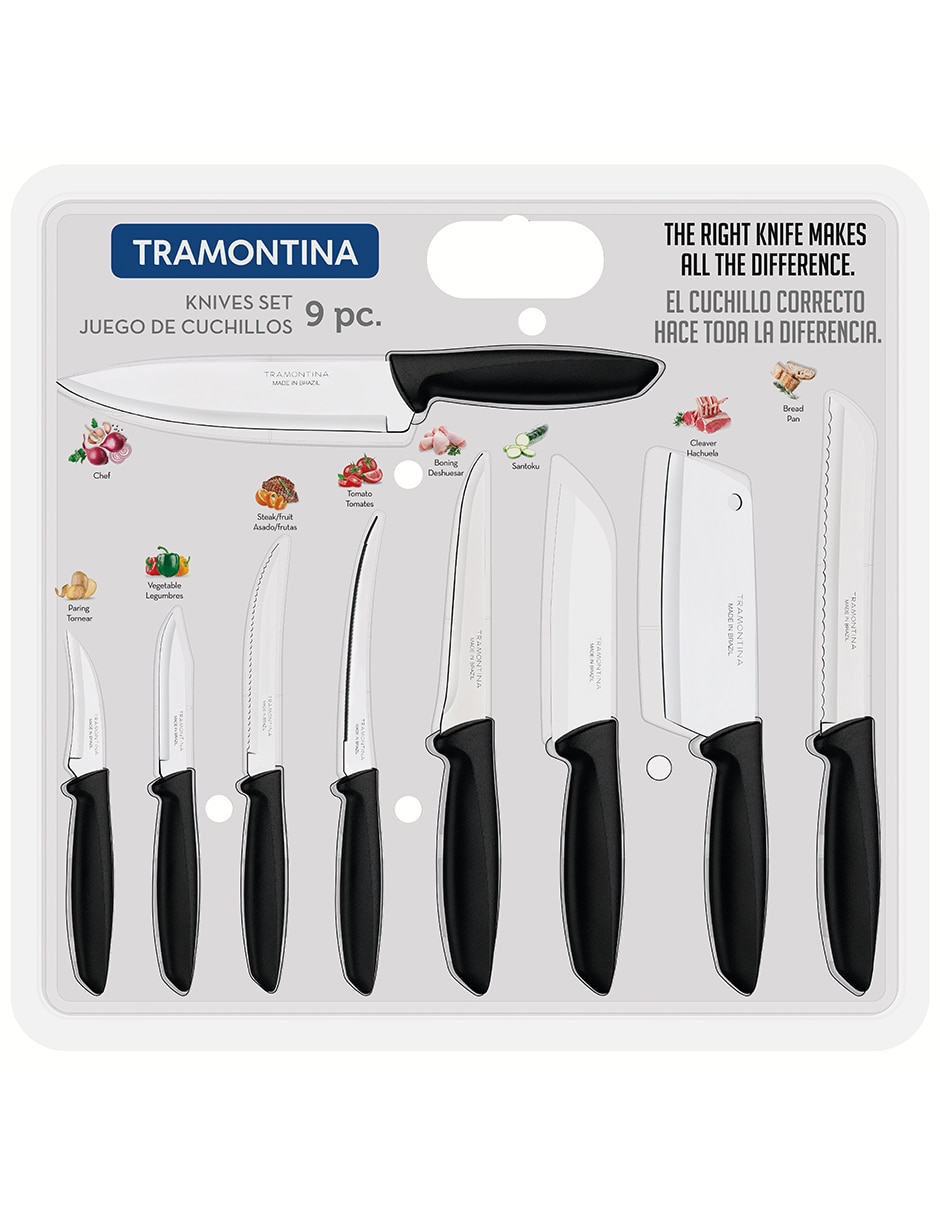 Set de cuchillos plenus 9 piezas 2