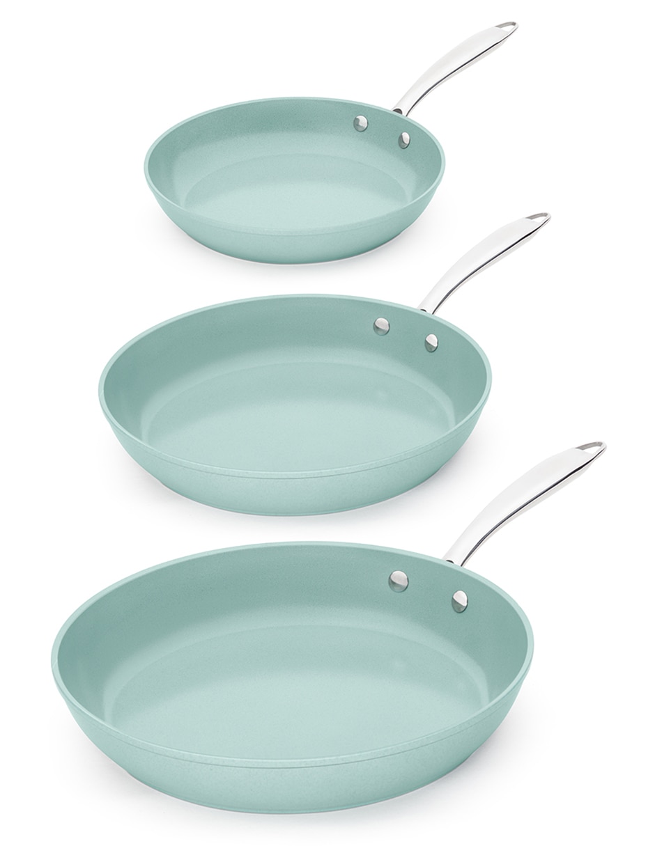 Set de sartenes de aluminio 3 piezas 3
