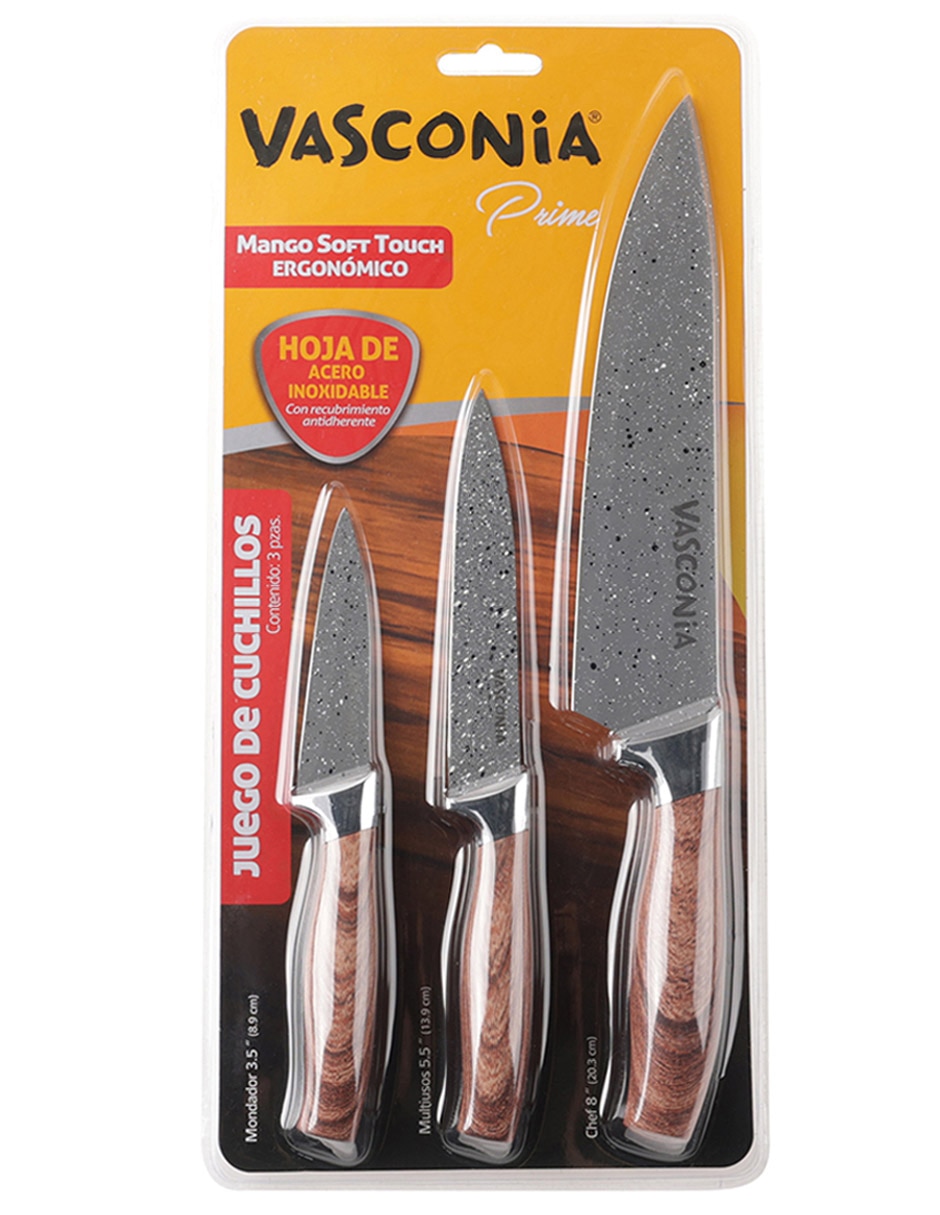 Set de cuchillos mondador prime 3 piezas 2