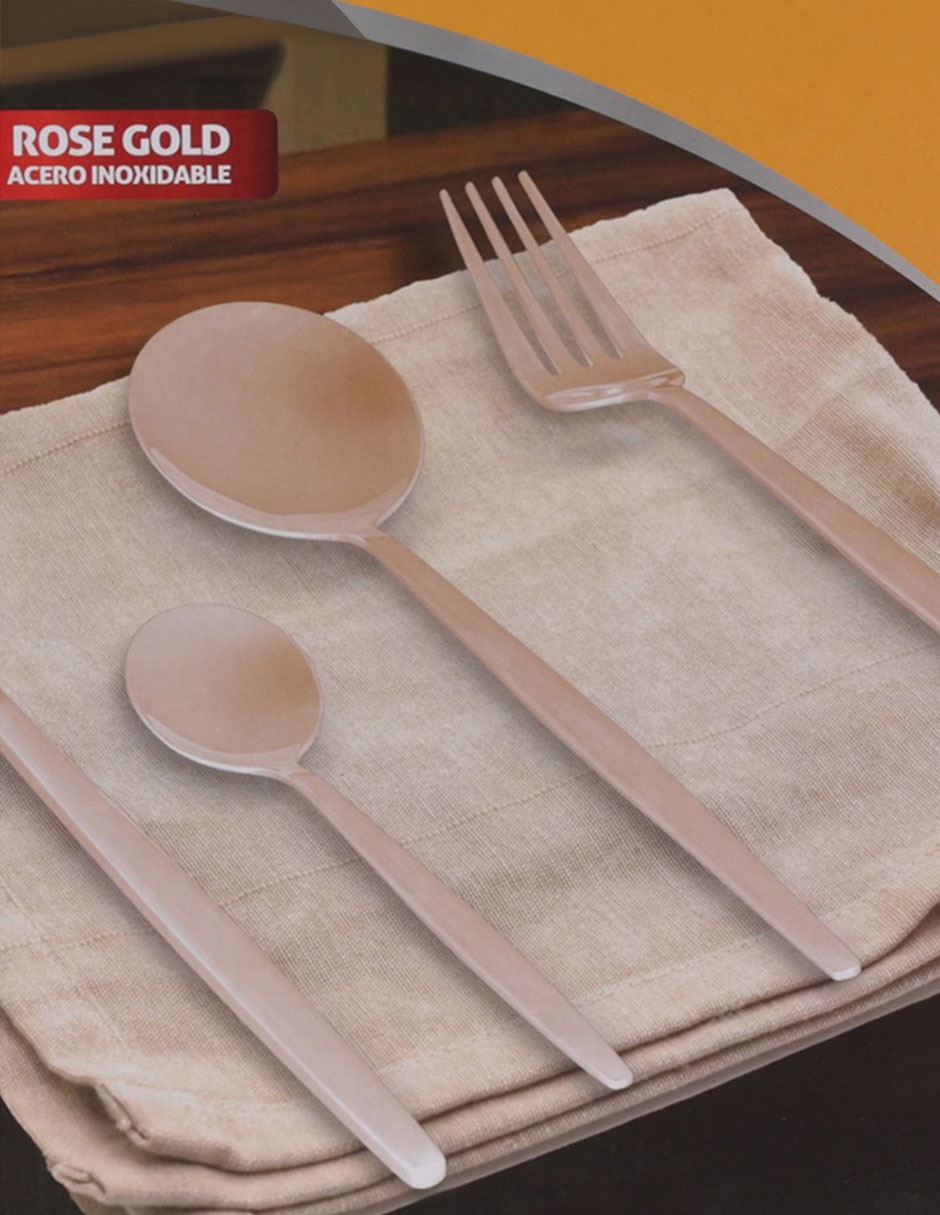 Set de cubiertos de acero inoxidable 4