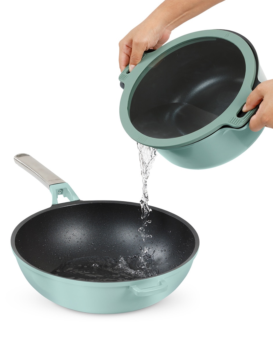 Batería de cocina ProSeries de aluminio anodizado antiadherente combinado 13 piezas 2