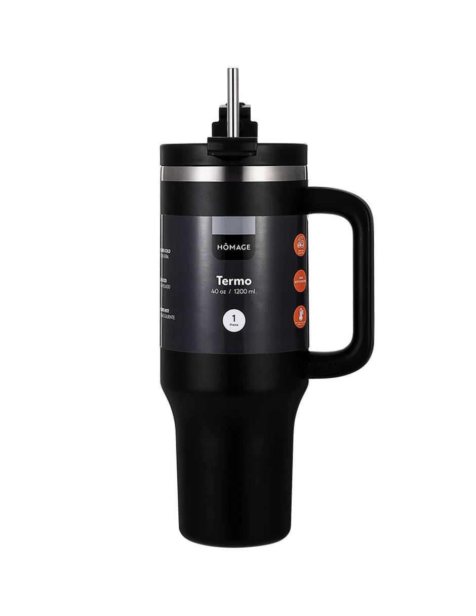 Termo de acero inoxidable con tapa a presión 1200 ml Termo de acero inoxidable con tapa a presión 1200 ml