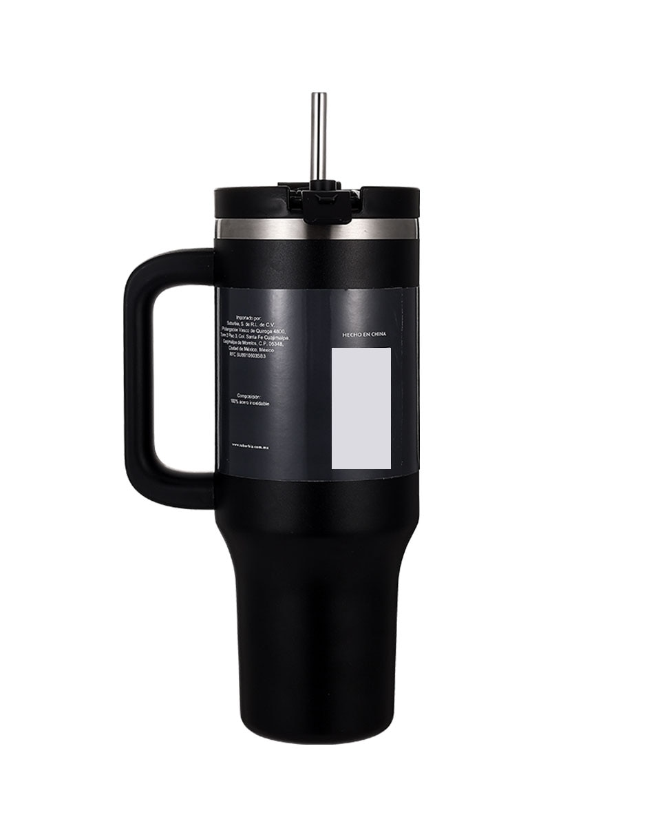Termo de acero inoxidable con tapa a presión 1200 ml 2