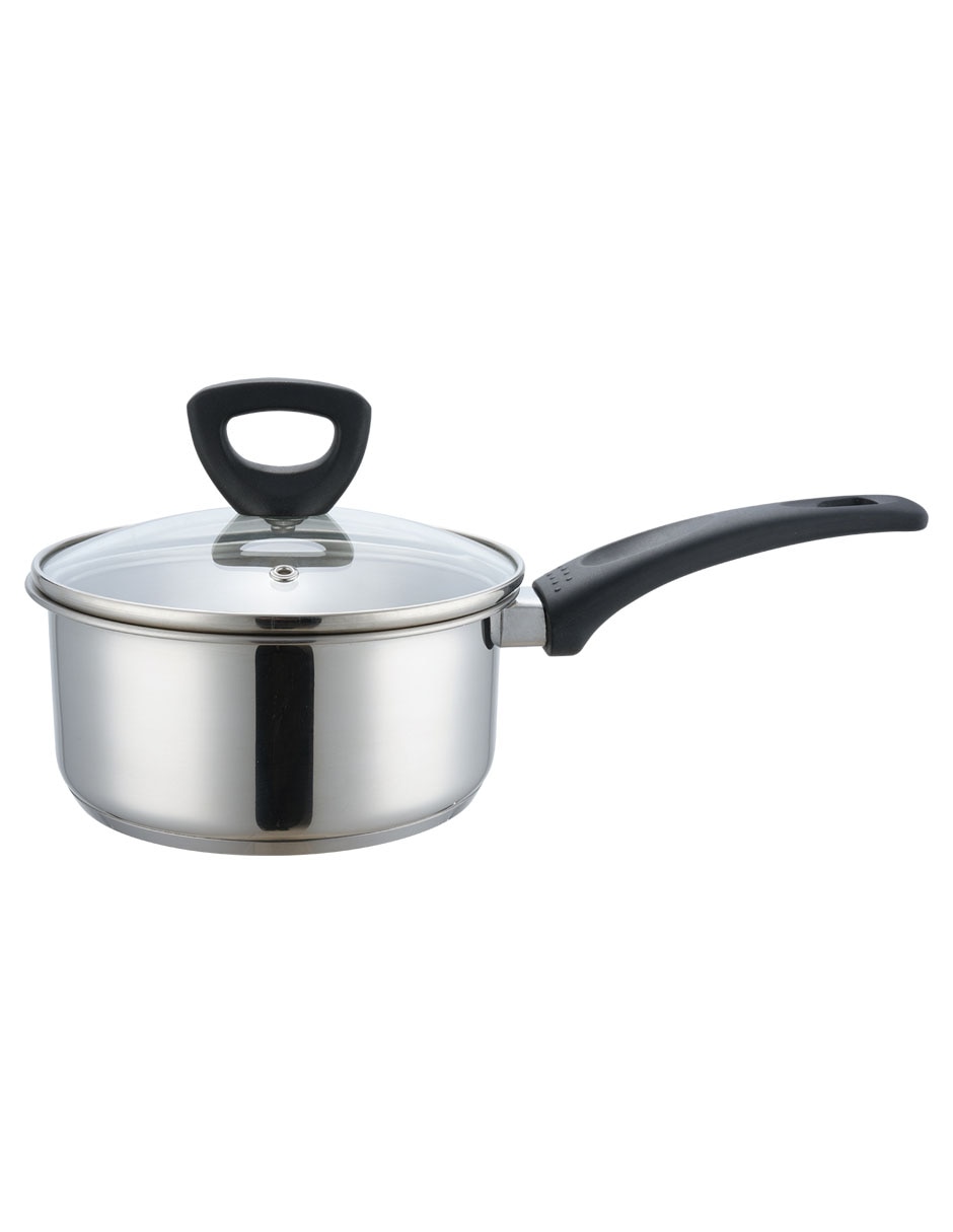 Batería de cocina de acero inoxidable antiadherente convencional 10 piezas 3
