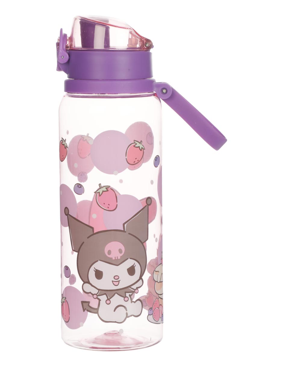 Botella de agua de plástico
