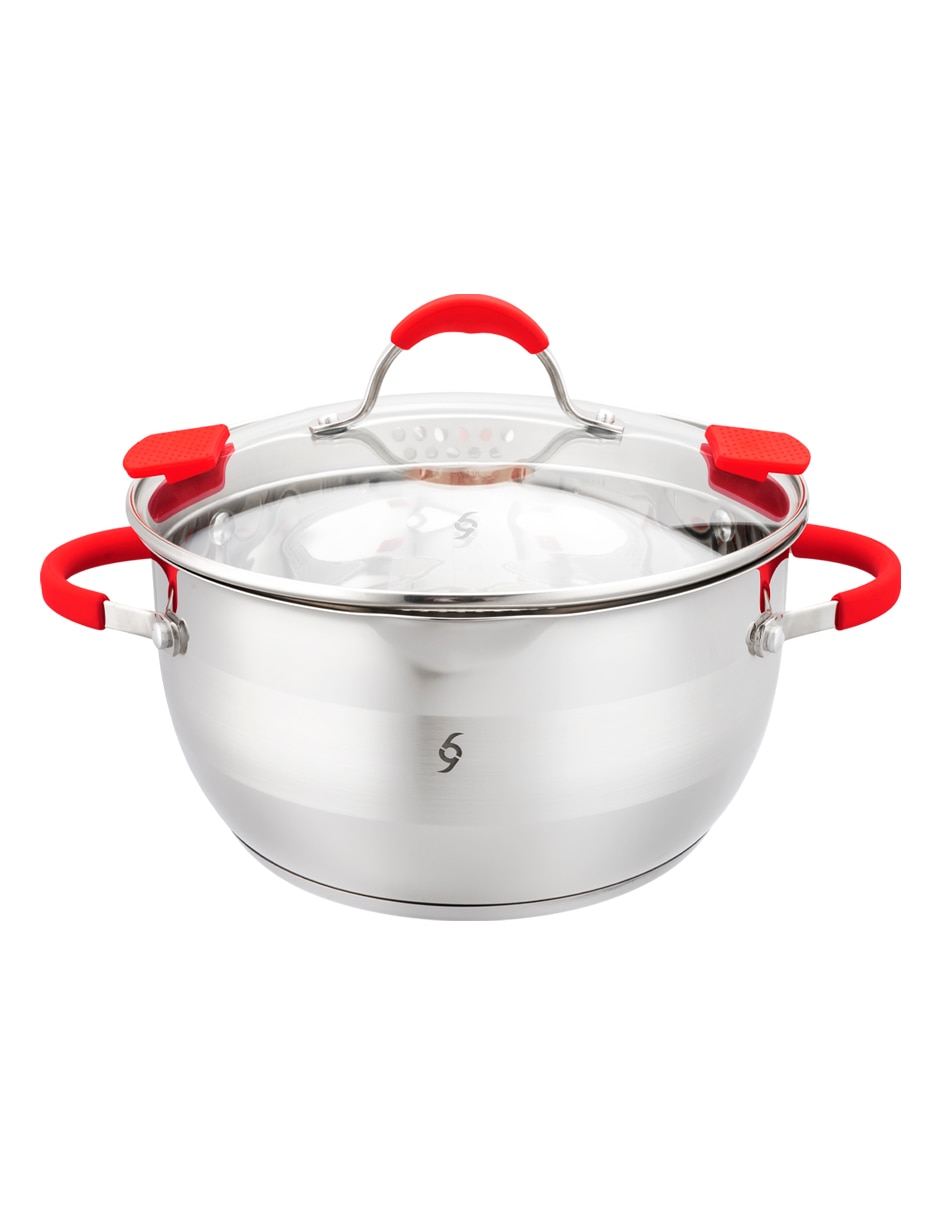 Batería de cocina de acero inoxidable 7 piezas 2