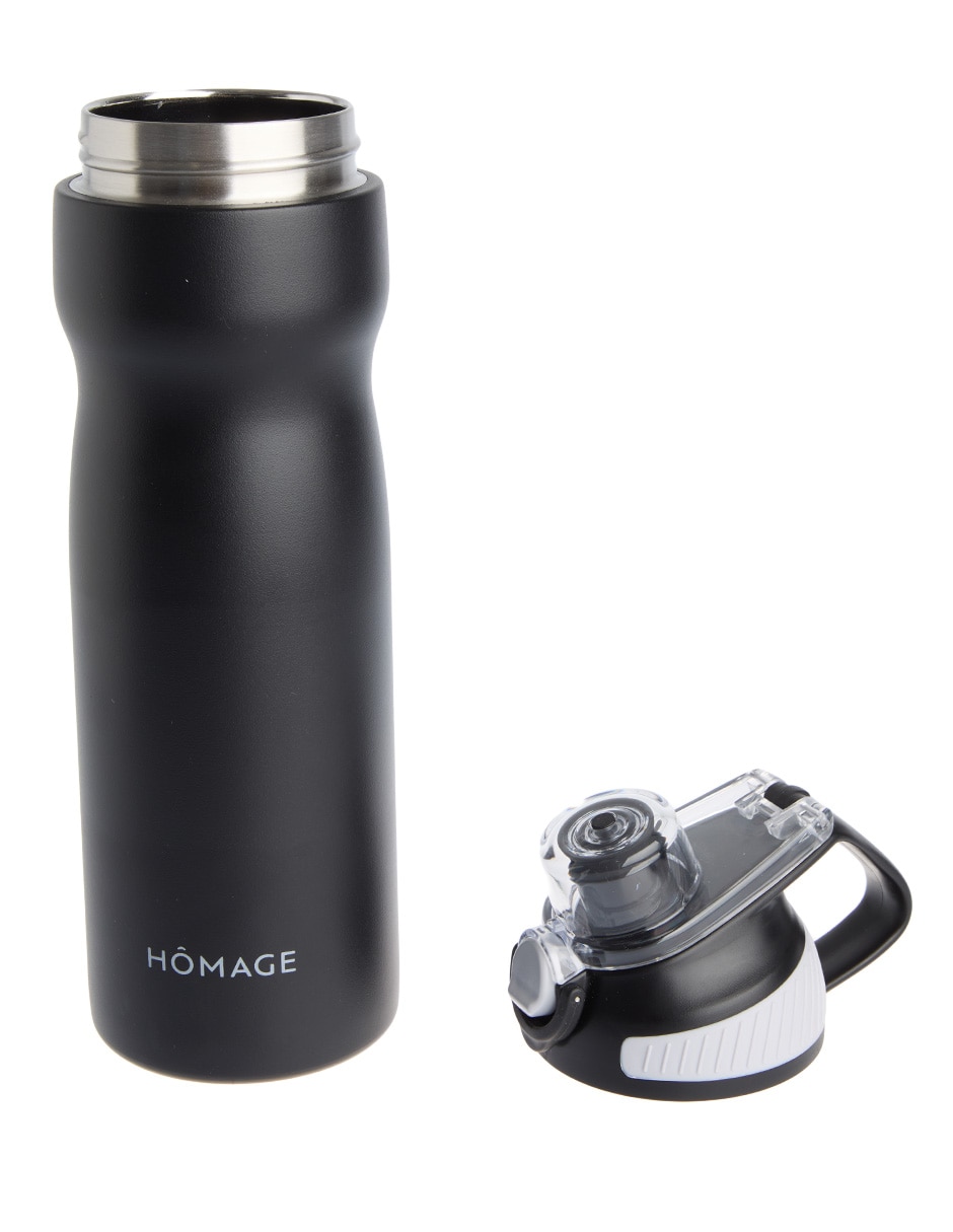 Termo de acero inoxidable con tapa flip top 600 ml 2
