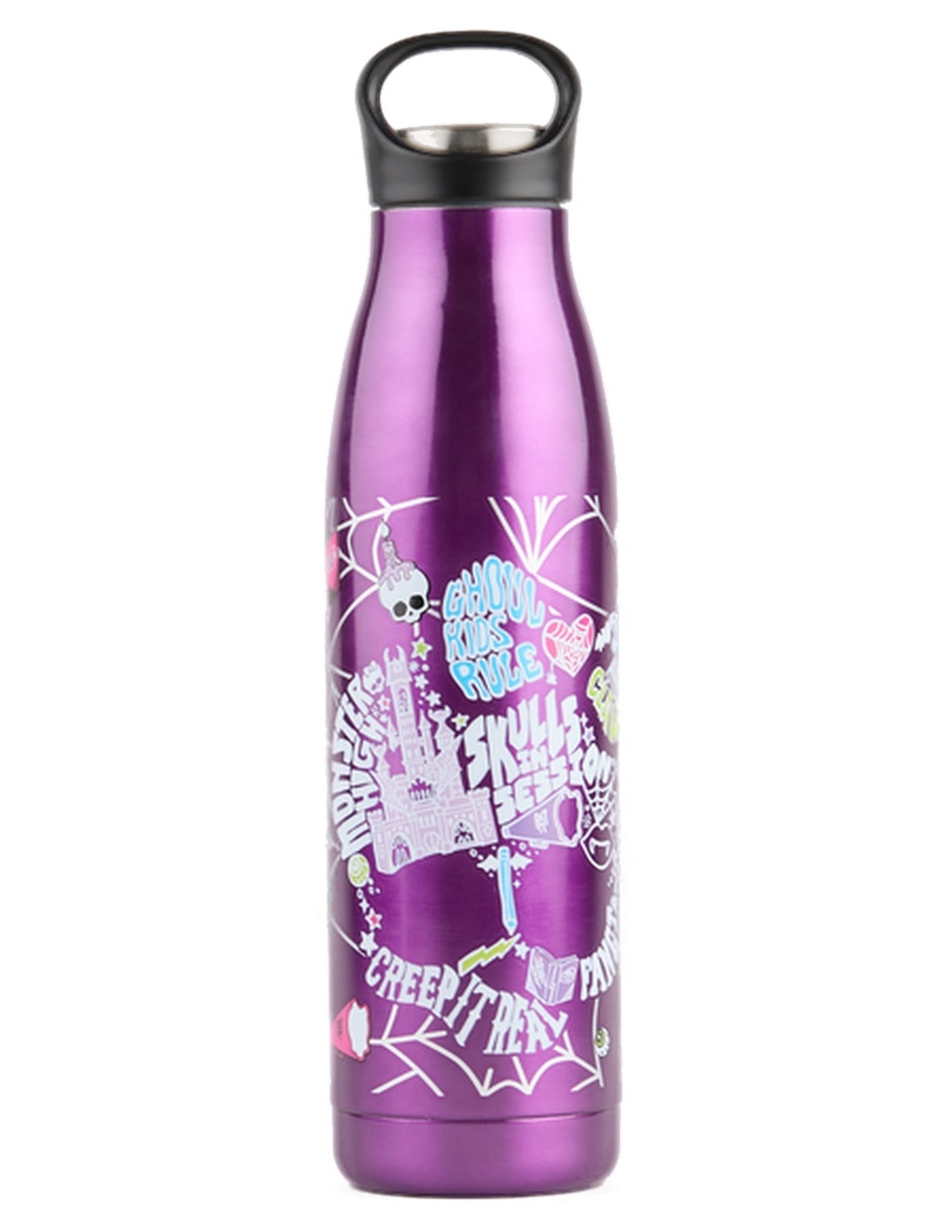 Termo de acero inoxidable Monster High con tapa de rosca 490 ml