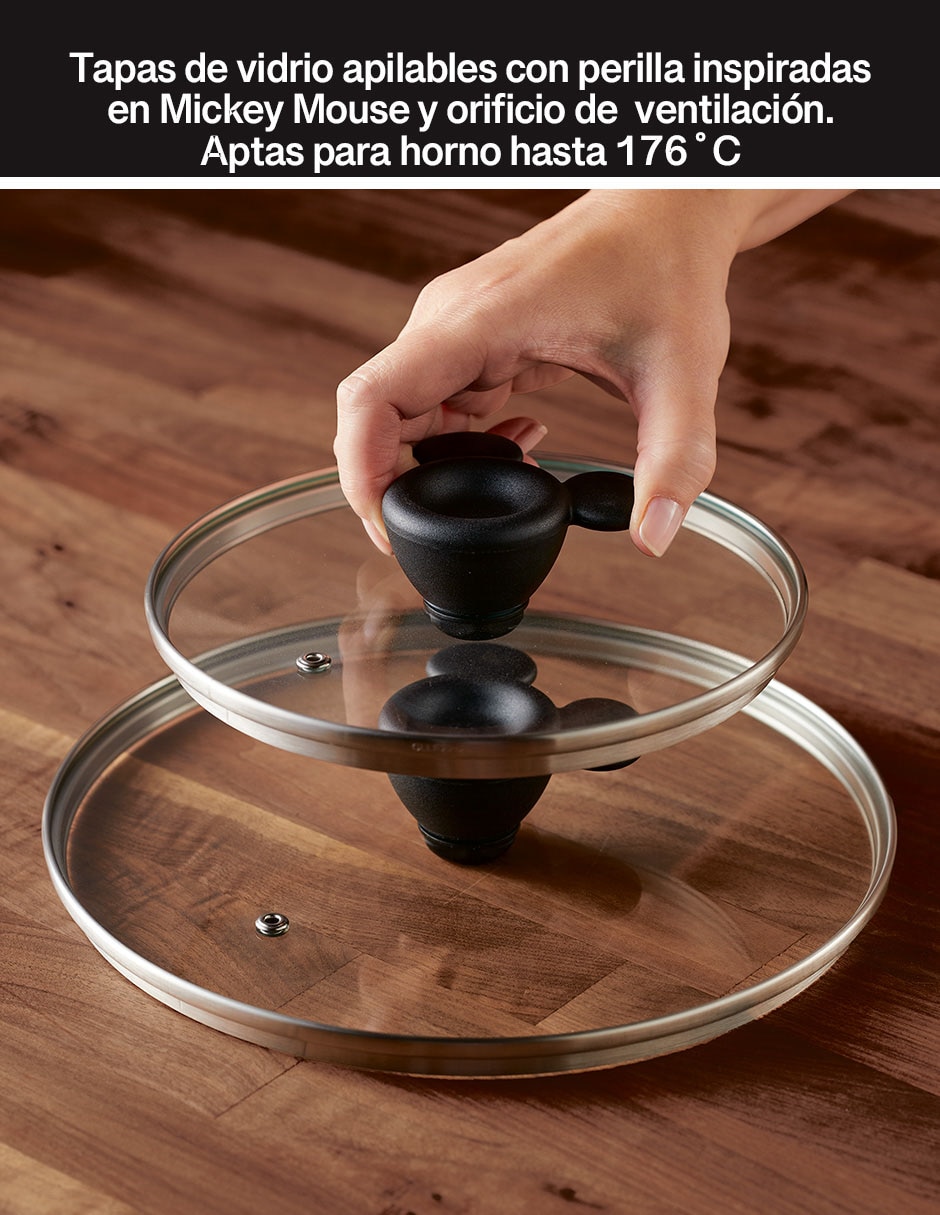 Batería de cocina de aluminio antiadherente cerámica 7 piezas 12