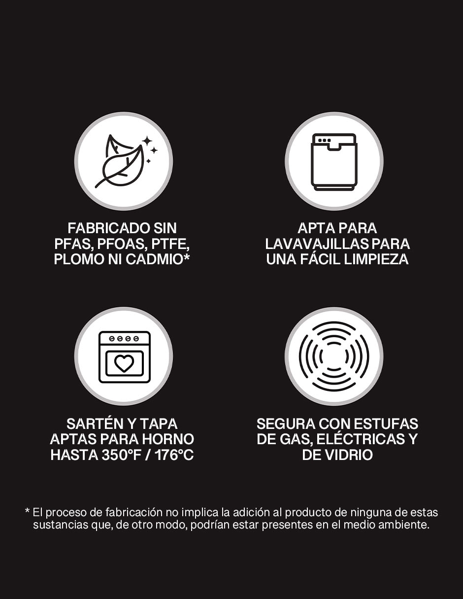 Batería de cocina de aluminio antiadherente cerámica 7 piezas 14