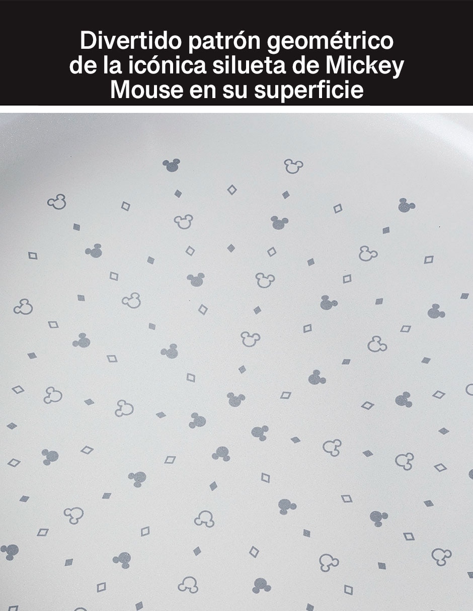 Sartén con tapa Mickey Mouse de aluminio 7