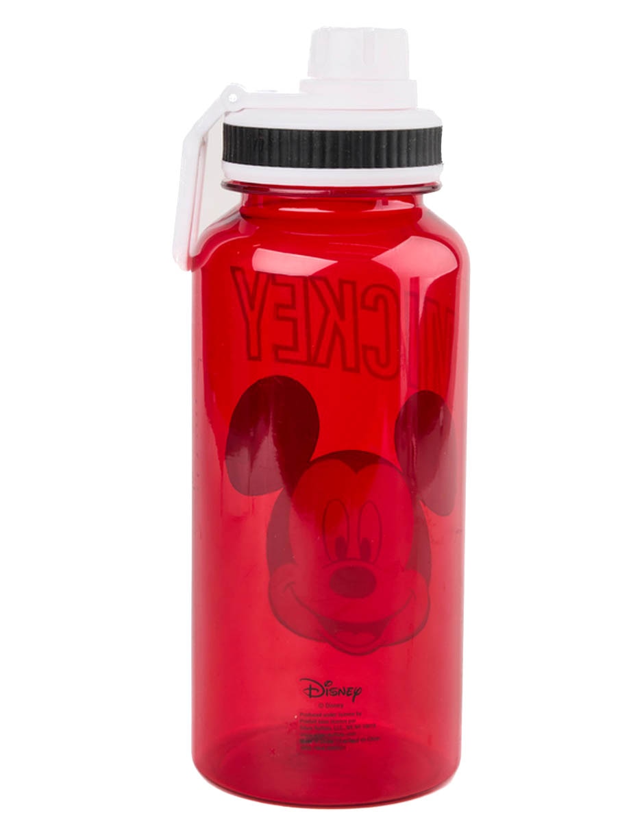 Botella de agua de plástico Mickey Mouse con tapa rosca 946 ml 2